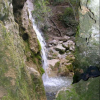 Водопад возле Перевального, чуть ниже пещеры