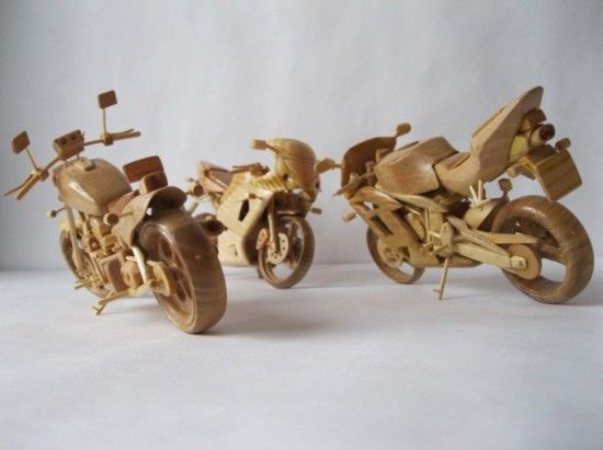 Деревянные мотоциклы