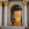 Президент України В.Ющенко приймає присягу. Монум. Незалежності