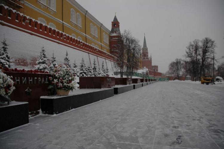 Москва ...было холодно