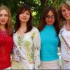 Моя лучшая подруга(В красном),я и 2 выпускницы(Лерочка и Катюшка