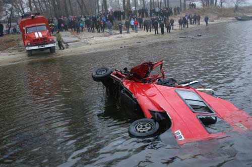 Авария в моем городе на мосту через Днепр