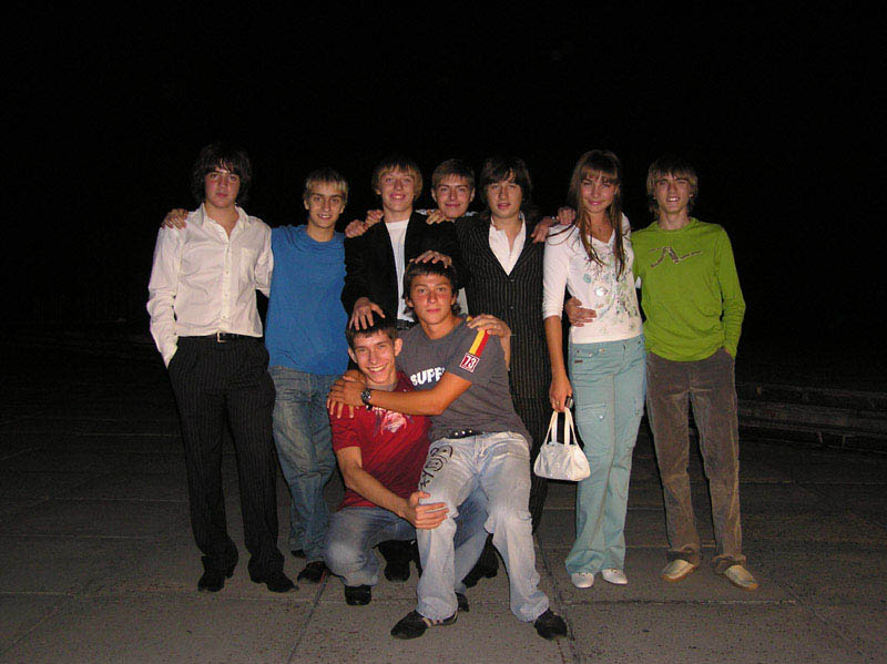 Провожаем друга в Киев. конец лета 2005