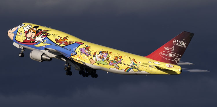 Рисунки на японских самолетах