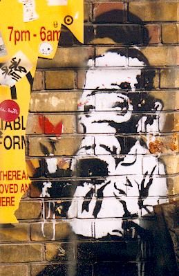 Потрясающие граффити Banksy