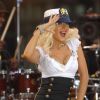 Christina Aguilera performing on 'Good Morning America'