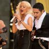 Christina Aguilera performing on 'Good Morning America'