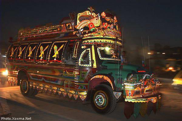 Смешные пакистанские автобусы и грузовики