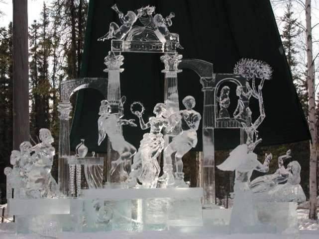 Скульптуры из льда