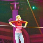 Ксения Собчак выступает в цирке
