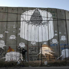 Рисунки на стене в Израиле