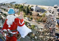 Рождественские фотографии — Бесстрашный Санта, Токио, Япония