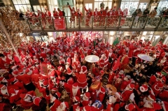 Рождественские фотографии — Фестиваль Санта-Клаусов, Лондон