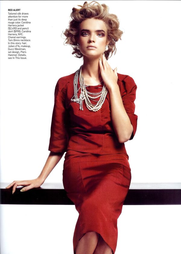 Наталья Водянова (Natalia Vodianova) — Vogue US Feb'08