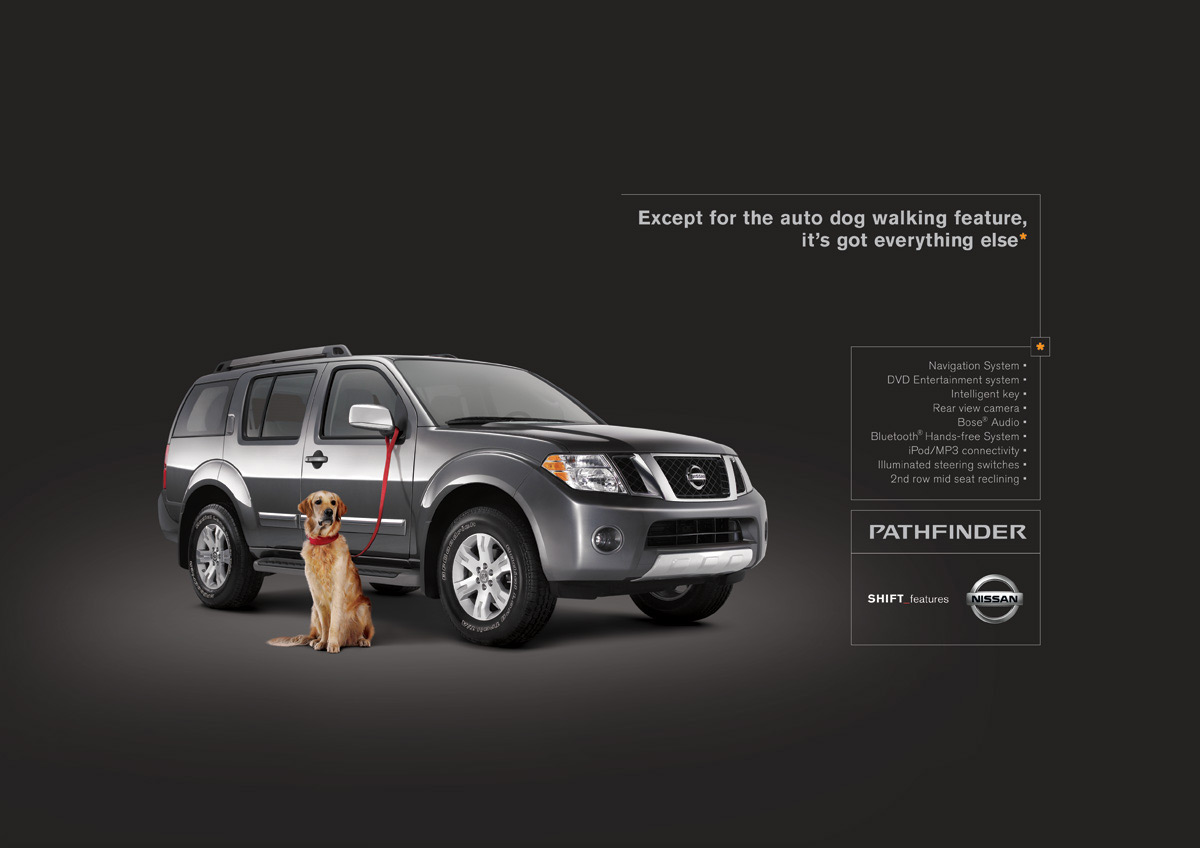 Реклама Nissan Pathfinder, который может почти все...
