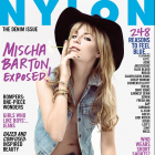 Миша Бартон на обложке журнала Nylon Mag Август 2008.