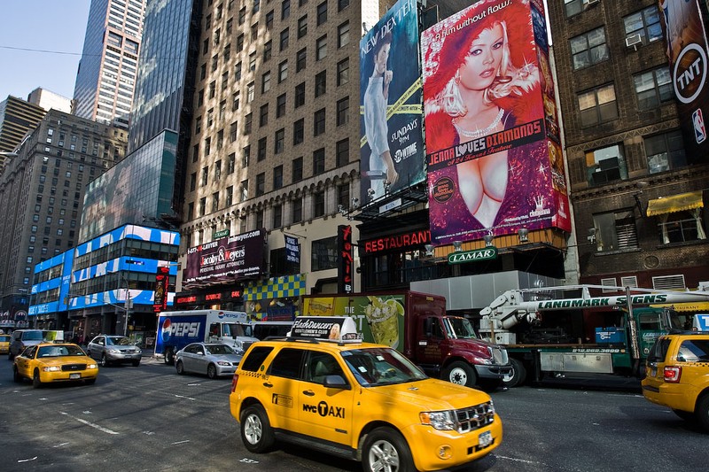 Реклама в Нью-Йорке