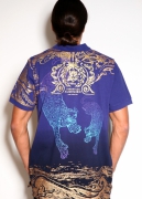 Christian Audigier. Conquest Leopard Embroidered Jersey Polo. $165