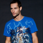 Christian Audigier. Silver Crest Specialty Crystal Tee. $119