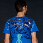 Christian Audigier. Silver Crest Specialty Crystal Tee. $119