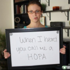 И тут я услышала, что ты меня назвал HOPA (довольно редкое слово, означающее вроде как 