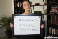 Почему все в офисе все мусорки называют...