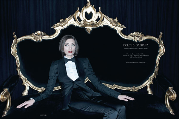 Маргарет Мадэ в Dolce & Gabbana
