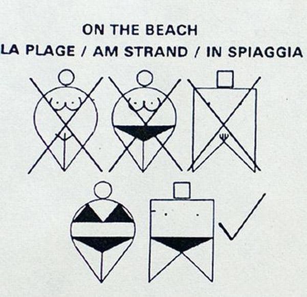 Самые необычные знаки найденные на пляже