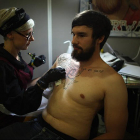 Конвенция любителей тату в Британии 'Tattoo Jam Festival'